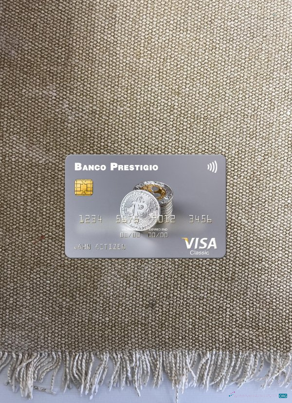 Download Angola Banco Prestigio, S.A. visa card photolook front Photoshop template